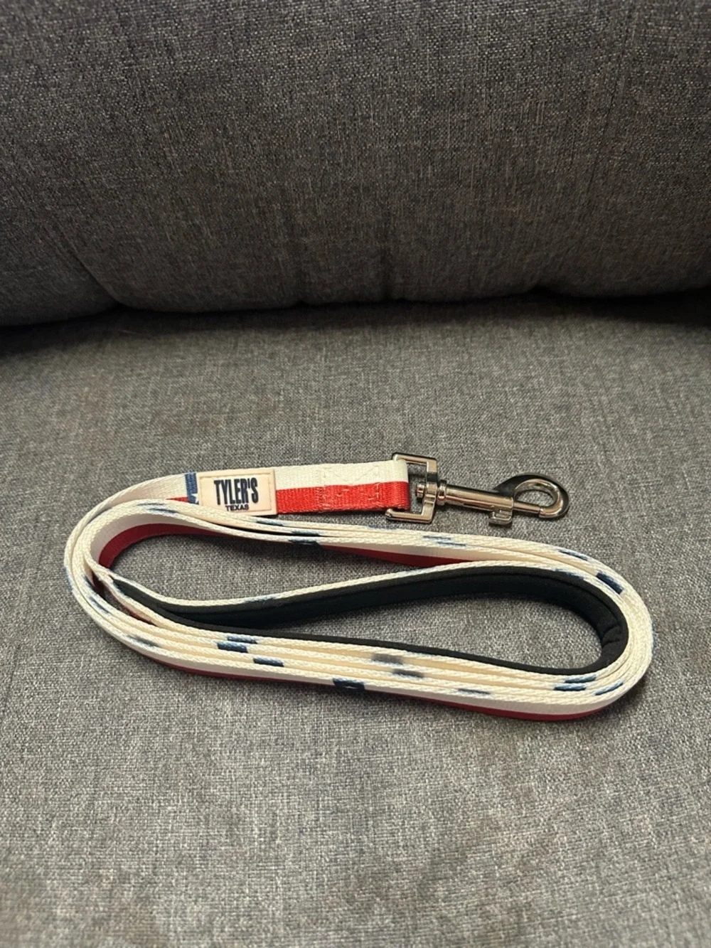 Tyler’s Texas x Pridebites Flag Red White & Blue Star Dog Leash